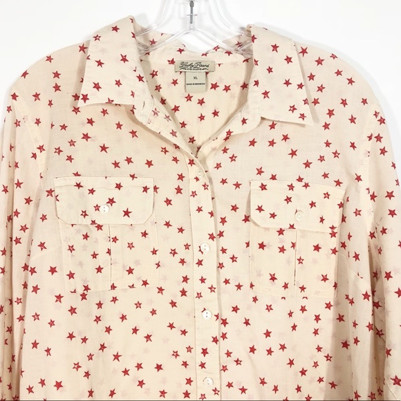 Lucky Brand Tops - ❗️FIRM ❗️ Lucky Brand Button Down Stars